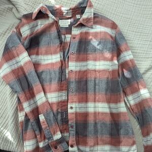 Women's Flannel Button-Up Shirt